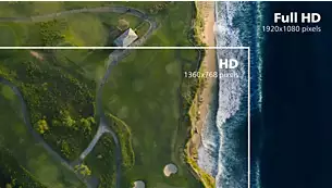 Дисплей 16:9 Full HD для четкого и детального изображения