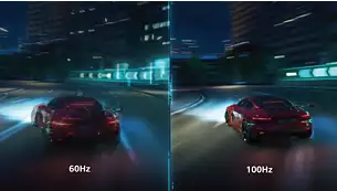 Частота обновления 100 Гц обеспечивает плавное отображение