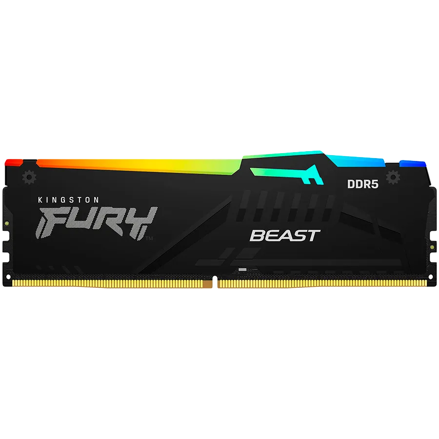 Оперативная память Kingston FURY Beast RGB 8GB DDR5-5600 DIMM (KF556C40BBA-8) — оперативная память RAM