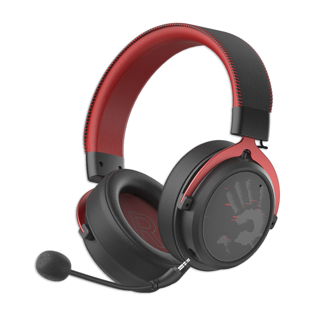 Наушники игровые беспроводные A4Tech Bloody MR590, красные
