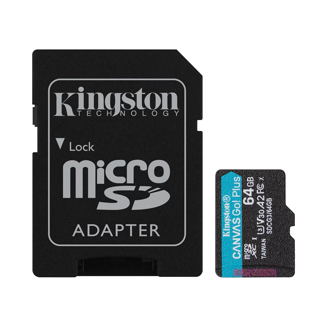 Карта памяти Kingston SDCG3/64GB A2 U3 V30 64GB + адаптер – купить недорого с доставкой по Алматы и Казахстану фото 2