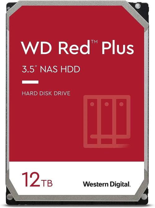 Жесткий диск для NAS систем HDD 12Tb Western Digital RED Plus SATA6Gb/s 3.5" 256Mb 7200rpm WD120EFBX – купить недорого с доставкой по Алматы и Казахстану