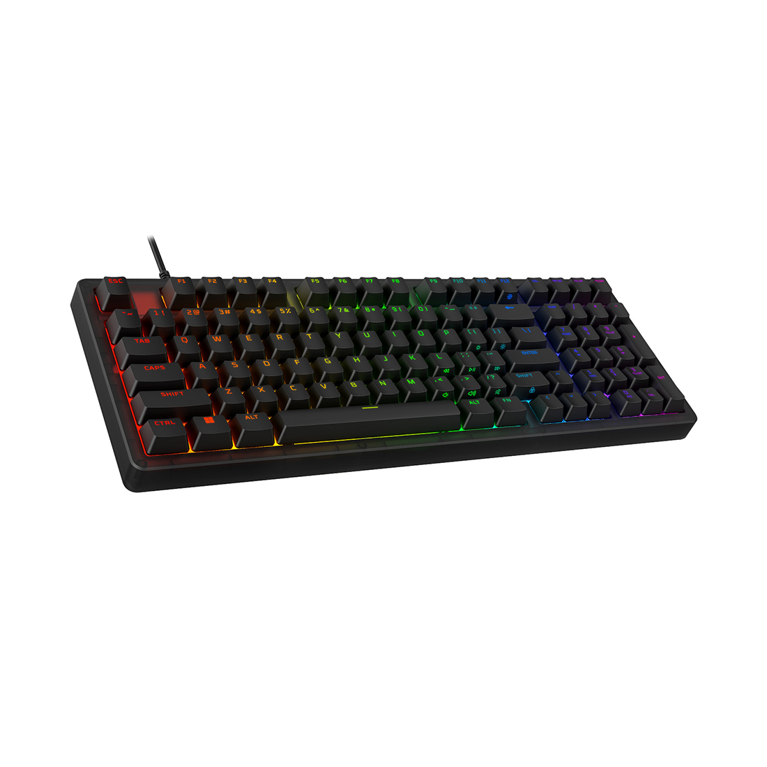 Клавиатура игровая механическая проводная HyperX Origins 2 1800, 98 клавиш, чёрная – купить недорого с доставкой по Алматы и Казахстану