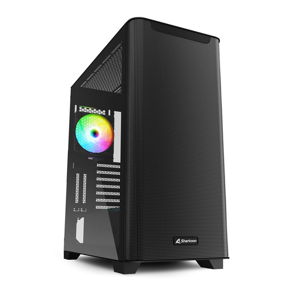Корпус Sharkoon M30 RGB, EATX, 2x3.5, 4x2.5,2xUSB 3.0, 1x TypeC, Audio, 457*220*488mm, без БП