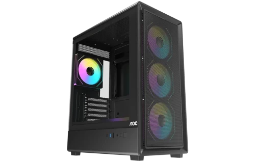Корпус AOC CG450B 4F, Mini Tower, черный