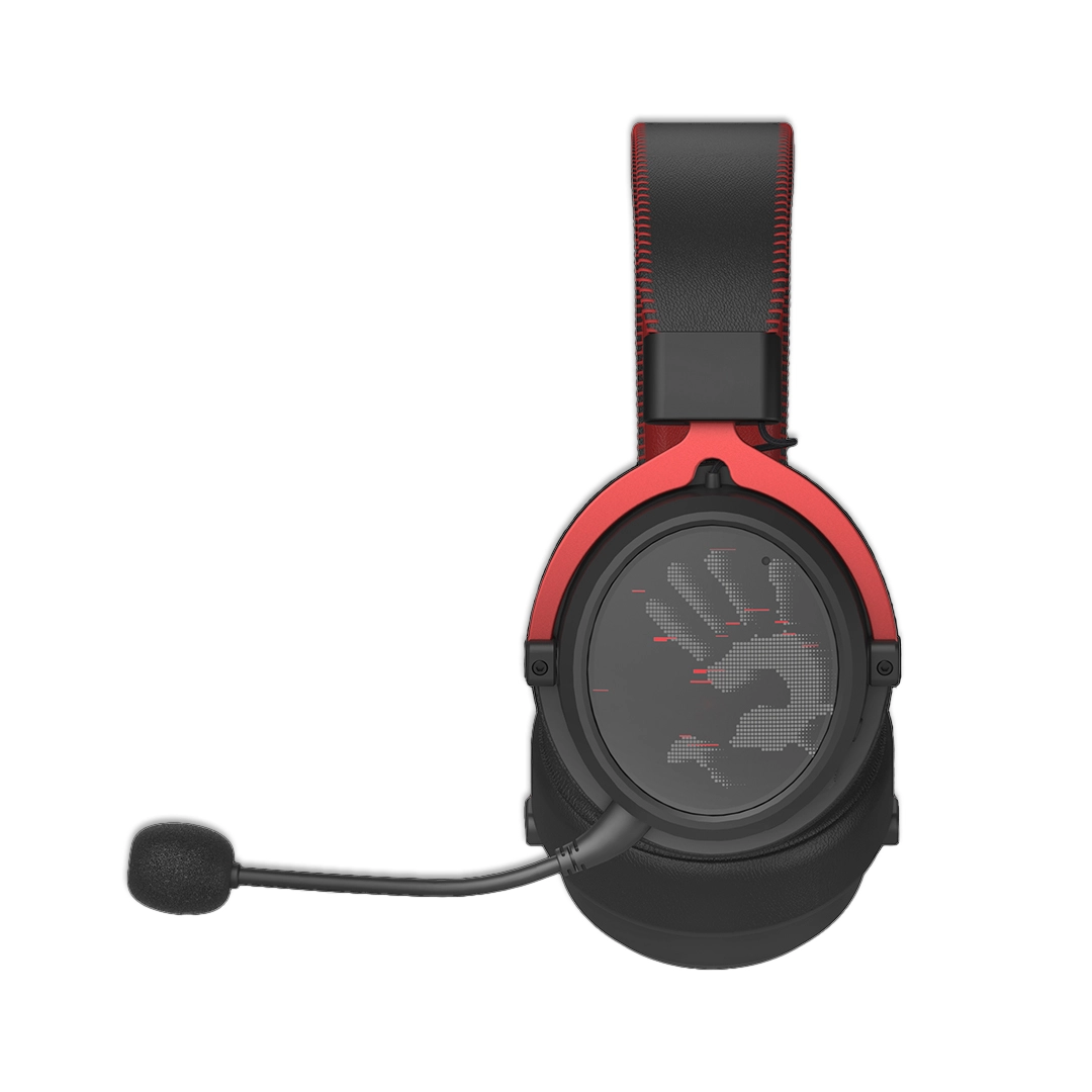 Наушники игровые беспроводные A4Tech Bloody MR590, красные