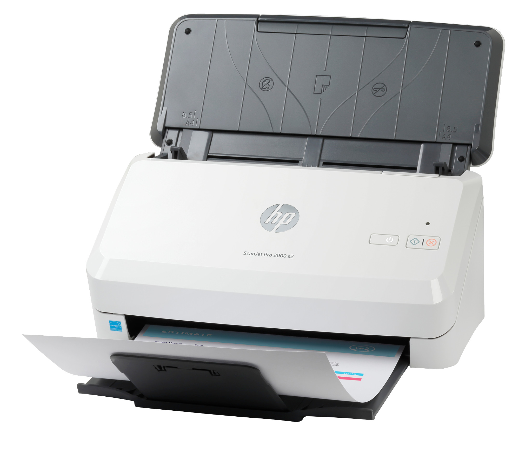 Сканер HP ScanJet Pro 2000 s2, протяжный, A4, 35 стр/мин (6FW06A) сканер фото 2