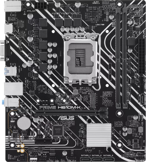 Материнская плата ASUS Prime H610M-K, LGA1700 – купить недорого с доставкой по Алматы и Казахстану