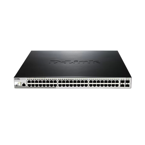 Коммутатор D-Link DGS-1210-52P/ME/B1A, 48 портов 1 Гбит/с, 4×SFP, PoE, управляемый L3 — купить в Казахстане | neom.kz