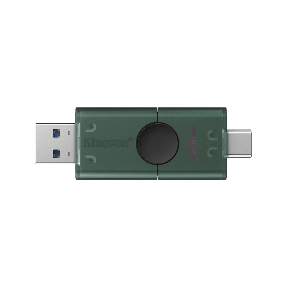 Флэш-накопитель Kingston 128Gb USB3.2 Gen2 + Type-C, Data Traveler Duo (Black) – купить недорого с доставкой по Алматы и Казахстану