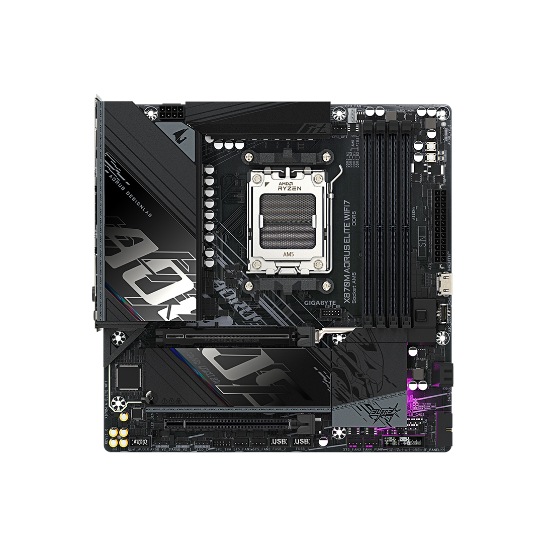 Материнская плата Gigabyte X870M A ELITE WF7 фото 2