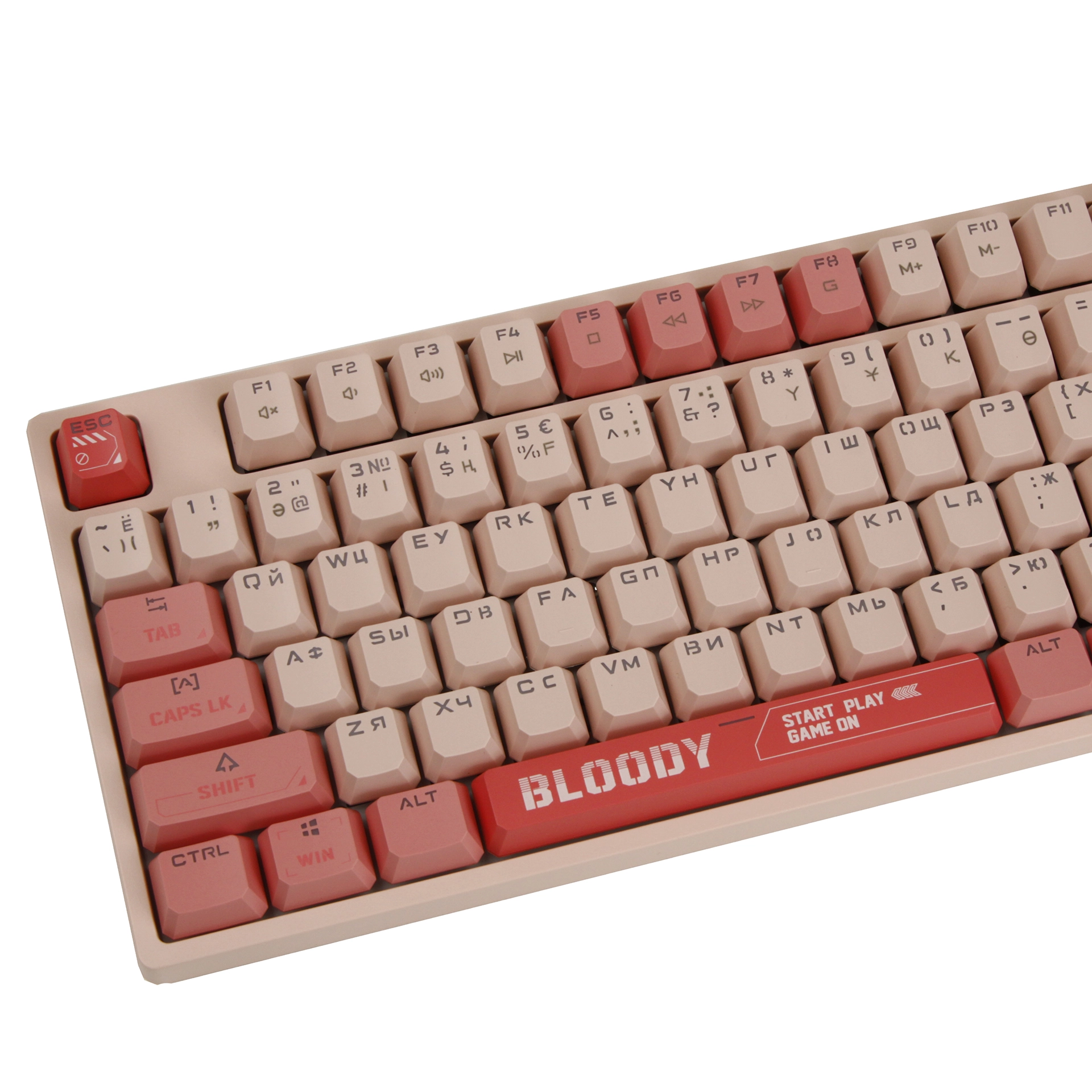 Клавиатура A4Tech Bloody S87, BLMS Red Plus Switch, Pink, USB – купить недорого с доставкой по Алматы и Казахстану фото 3