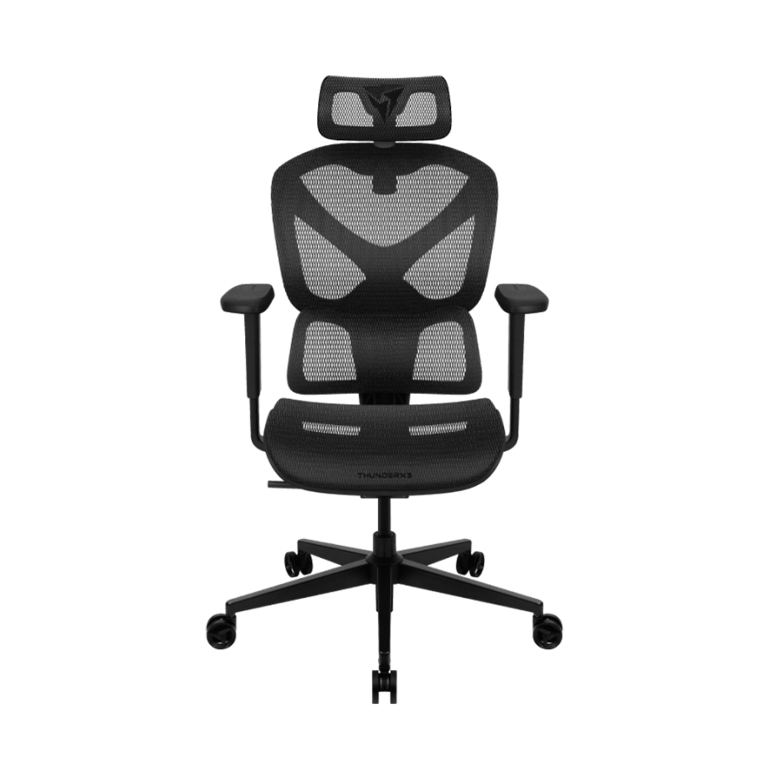 Офисное компьютерное кресло ThunderX3 YTC-Mesh, сетка, до 125 кг, чёрное (TEGC-3065001.11) – купить недорого с доставкой по Алматы и Казахстану