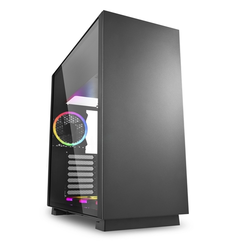 Корпус Sharkoon PURE STEEL RGB Bk, EATX, 3x3.5, 5x2.5,2xUSB 3.0, Audio, 474*210*475mm, без БП