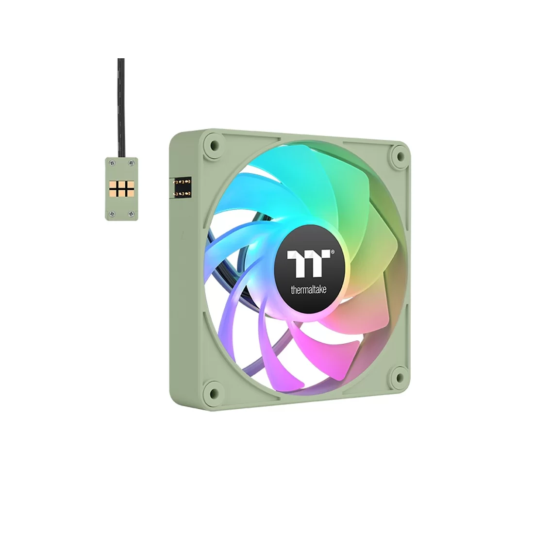 Кулер для компьютерного корпуса Thermaltake CT120 ARGB Sync PC Cooling Fan Matcha Green (3 pack) – купить недорого с доставкой по Алматы и Казахстану