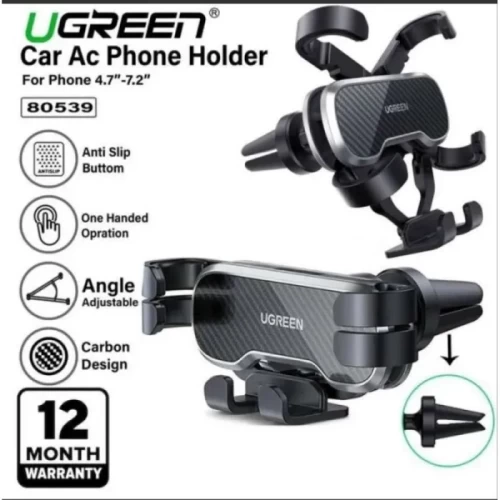 Автодержатель UGREEN LP228 гравитационный в дефлектор (80539) — купить в Казахстане | neom.kz