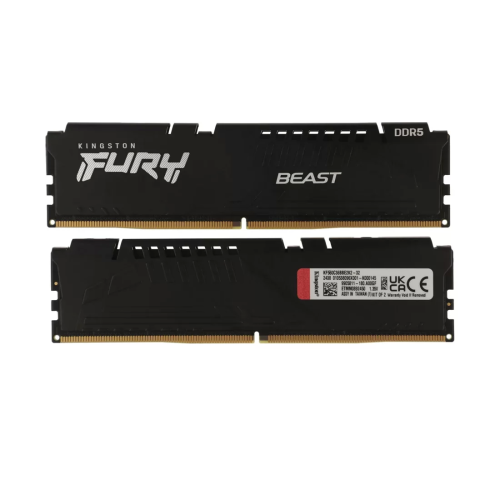 DDR-5 DIMM 32 GB 6000 MHz Kingston Fury Beast, 2x 16 GB  — оперативная память RAM