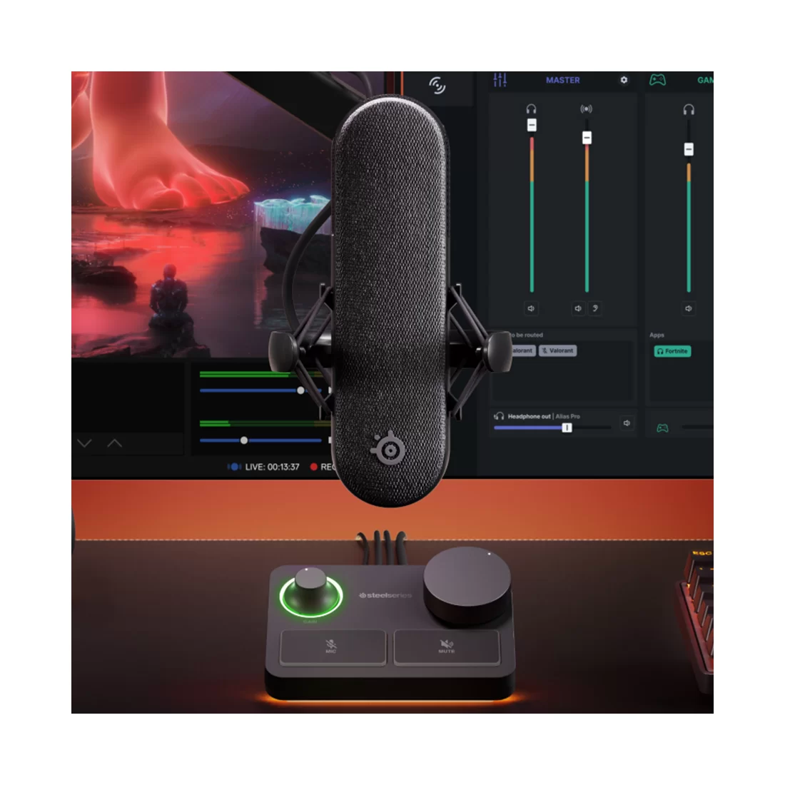 Микрофон Steelseries Alias Pro – купить недорого с доставкой по Алматы и Казахстану