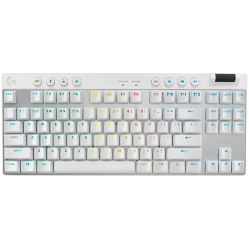 Клавиатура игровая механическая Logitech PRO X TKL Lightspeed, белая — купить в Казахстане | neom.kz