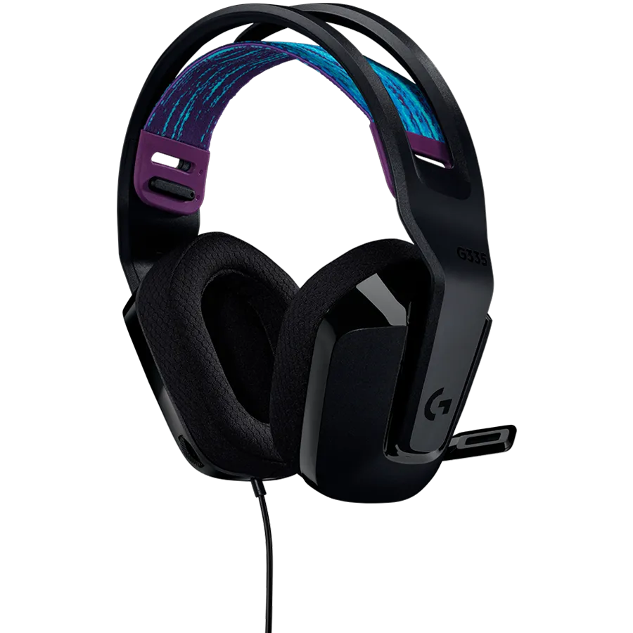 LOGITECH G335 Wired Gaming Headset - BLACK - 3.5 MM – купить недорого с доставкой по Алматы и Казахстану фото 4
