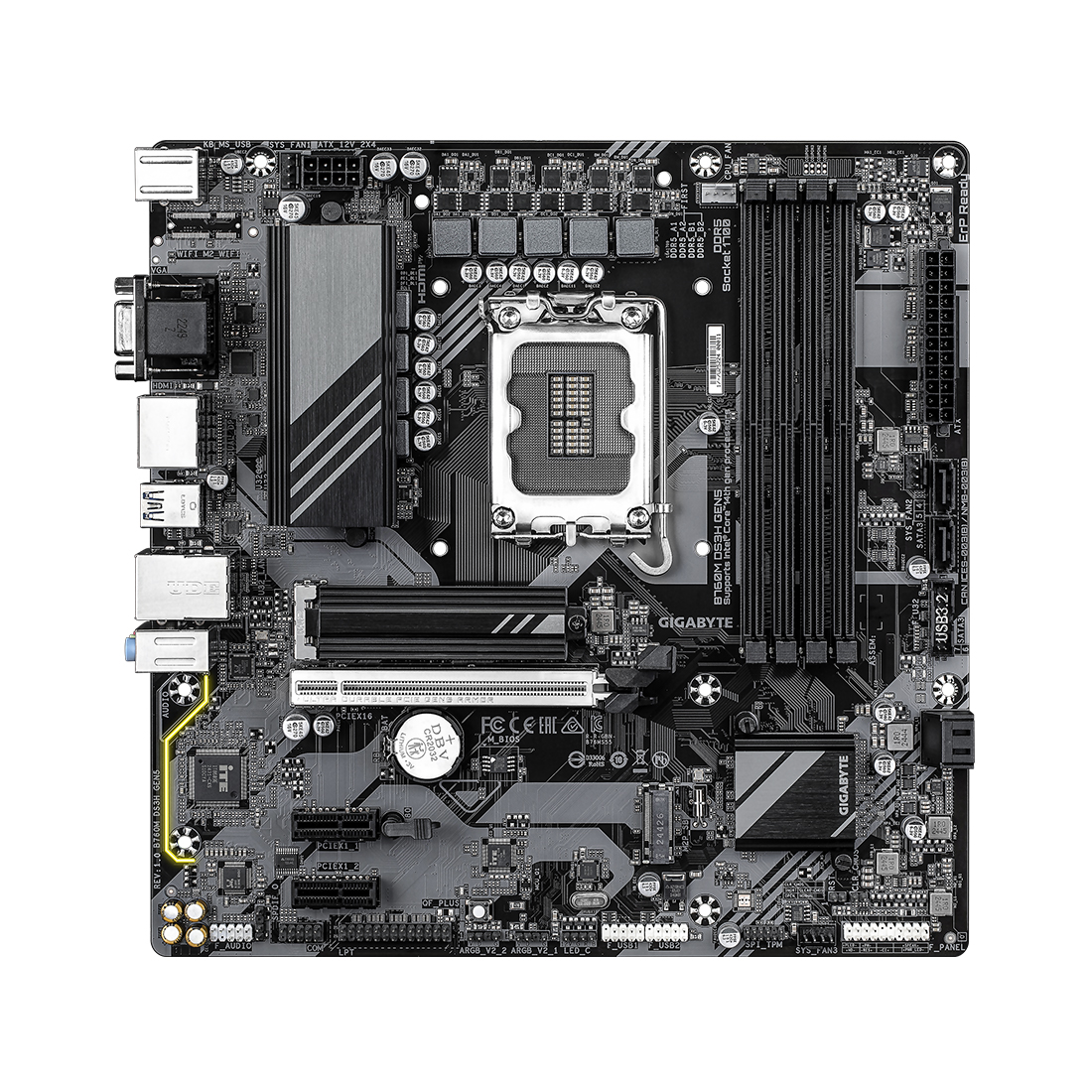 Материнская плата Gigabyte B760M DS3H GEN5 фото 2