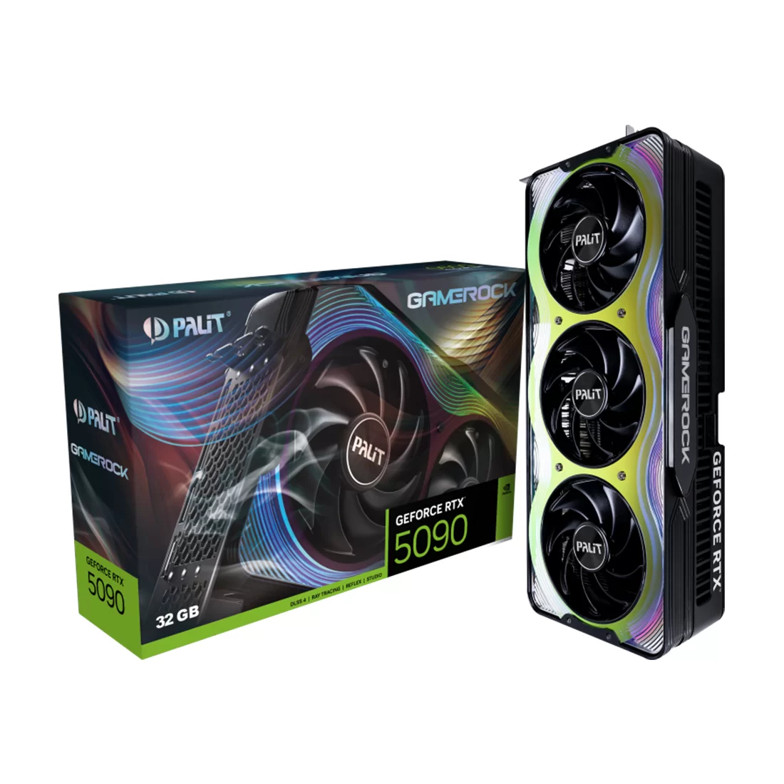 Видеокарта Palit GeForce RTX 5090 GameRock 32GB GDDR7 (NE75090019R5-GB2020G) фото 3