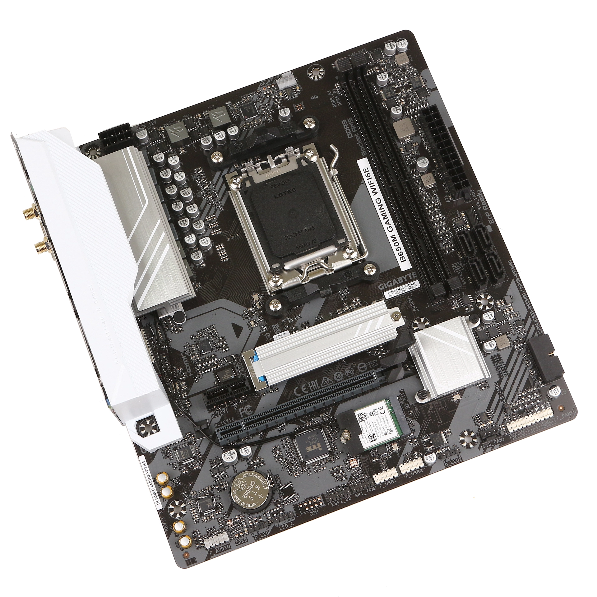 Материнская плата Gigabyte B650M GAMING WIFI6E AM5 B650 DDR5 Micro ATX фото 2