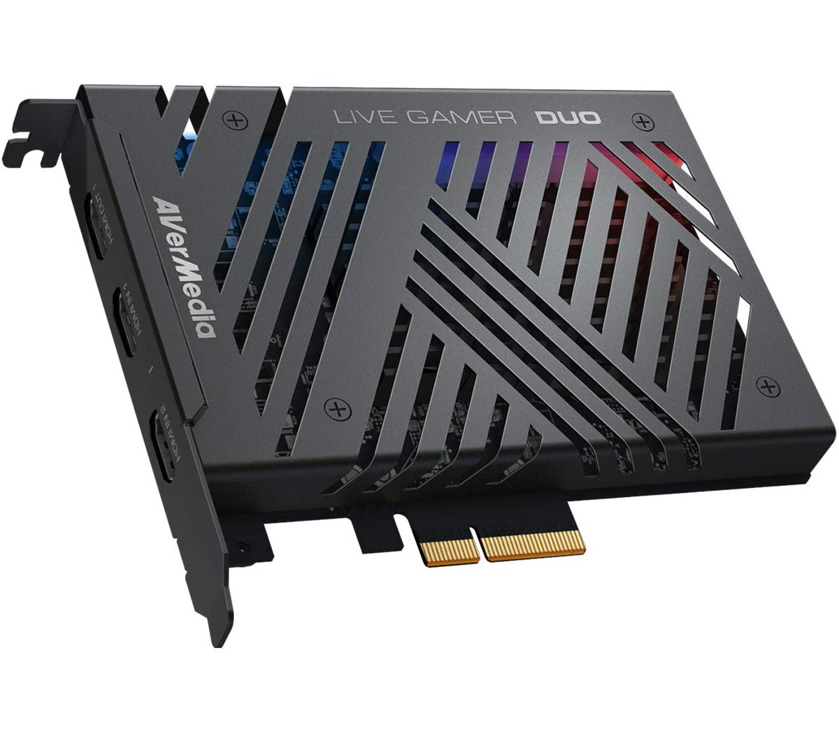 Карта видеозахвата AVerMedia Live Gamer DUO GC570D, PCIe, 2 x HDMI, запись 1080p60 HDR — купить в Казахстане | neom.kz