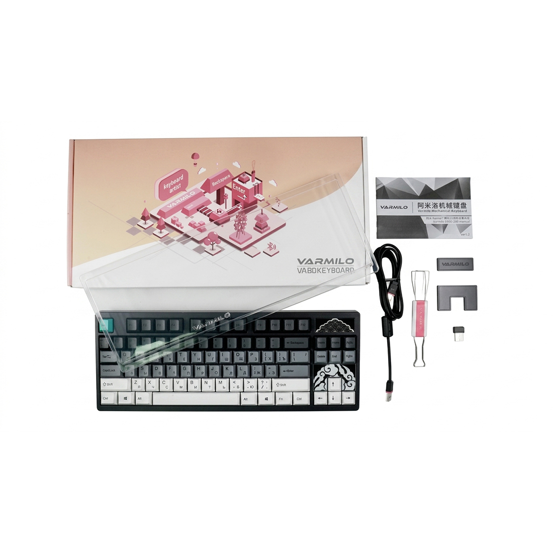 Клавиатура игровая Varmilo Yakumo VA80 Kailh Prestige Silent – купить недорого с доставкой по Алматы и Казахстану