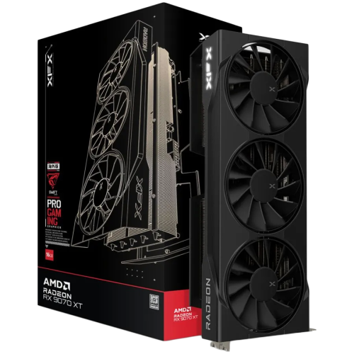 Видеокарта XFX Radeon RX 9070 XT Swift Gaming 16GB GDDR6 (RX-97TSWF3B9)
