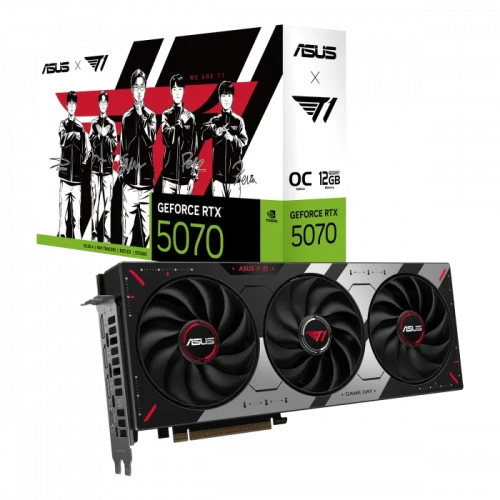Видеокарта ASUS GeForce RTX 5070 T1 Gaming OC 12GB GDDR7 (T1-RTX5070-O12G-GAMING)