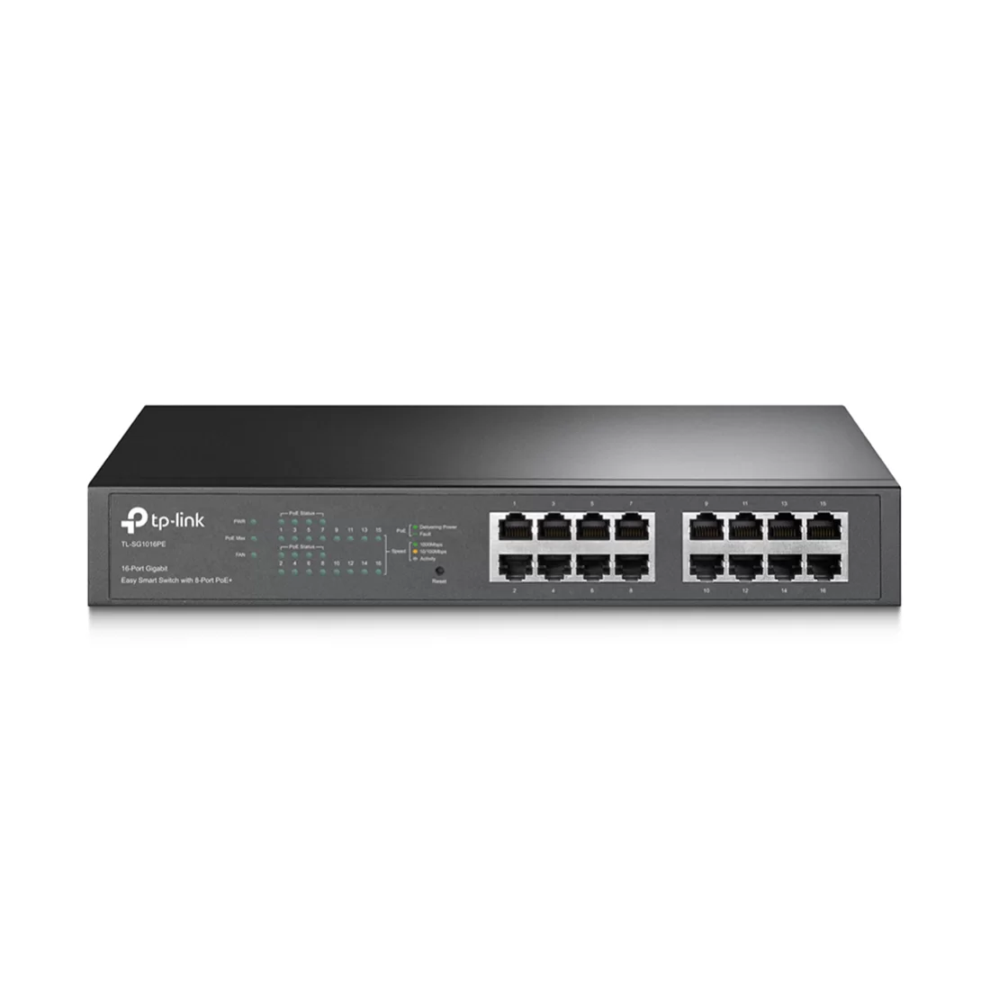 Коммутатор TP-Link TL-SG1016PE, 16 портов 1 Гбит/с, PoE+, Smart – купить недорого с доставкой по Алматы и Казахстану