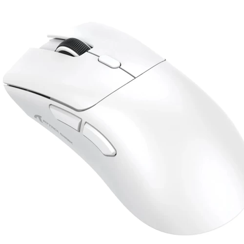 Мышь игровая беспроводная Attack Shark R1 PAW3311, 18000 dpi, белая — купить в Казахстане | neom.kz