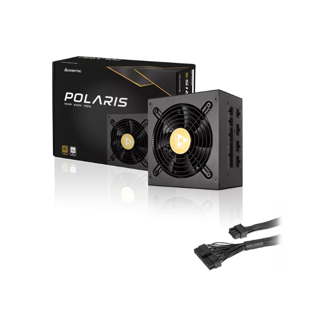 Блок питания Chieftec Polaris PPS-750FC Gold – купить недорого с доставкой по Алматы и Казахстану