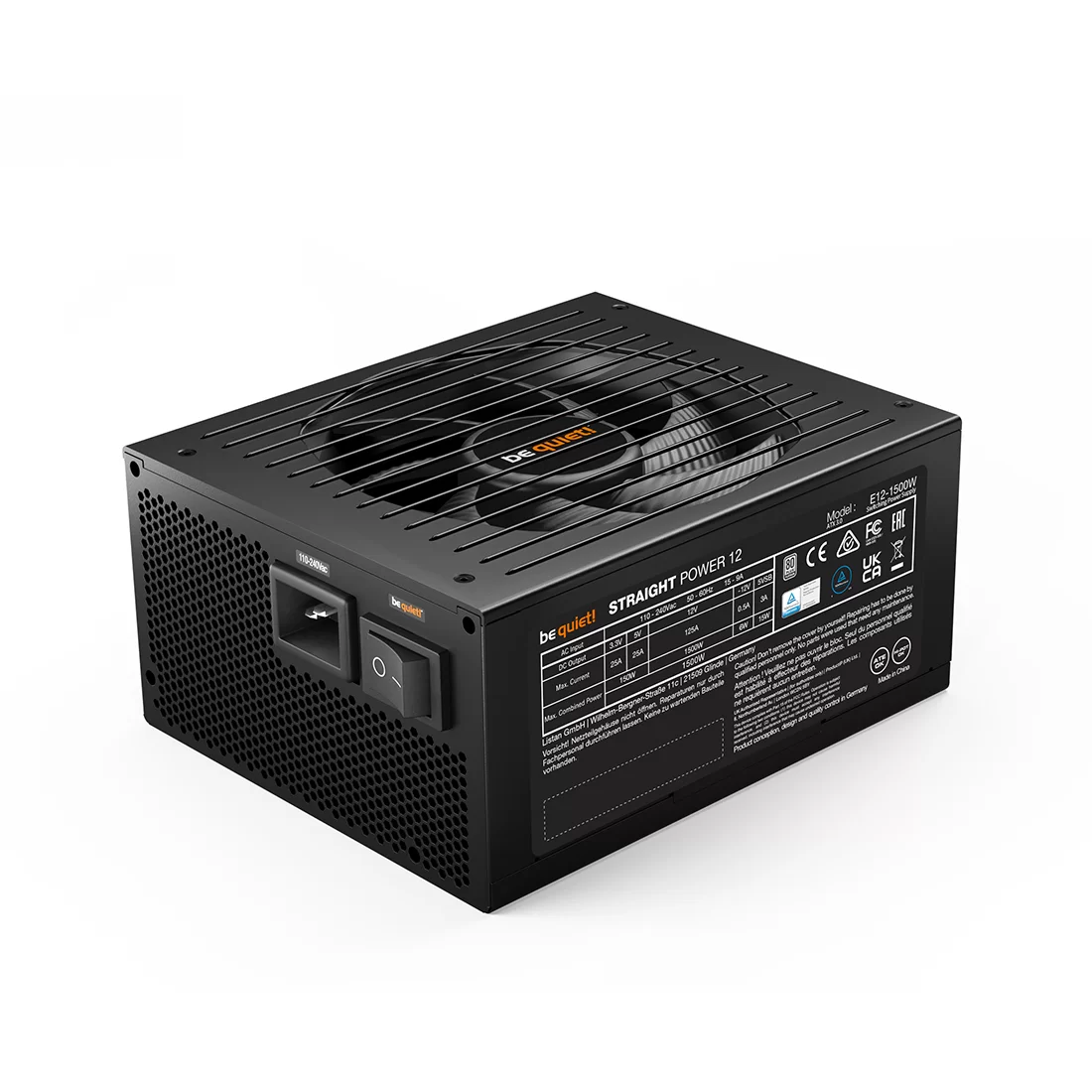 Блок питания Bequiet! Straight Power 12 1500W BN340 – купить недорого с доставкой по Алматы и Казахстану фото 2