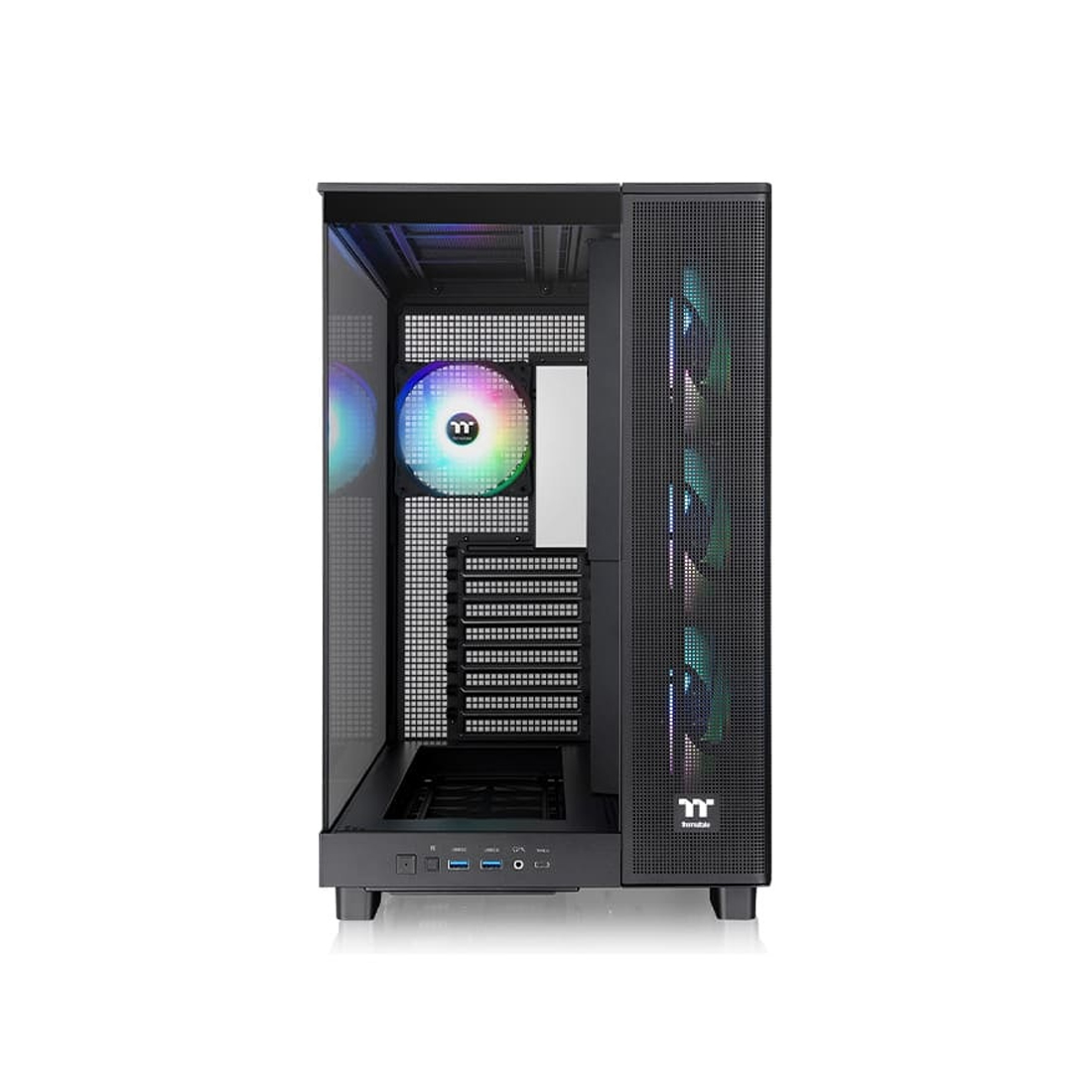 Корпус Thermaltake View 380 XL TG ARGB, Midi Tower, черный, без БП фото 2