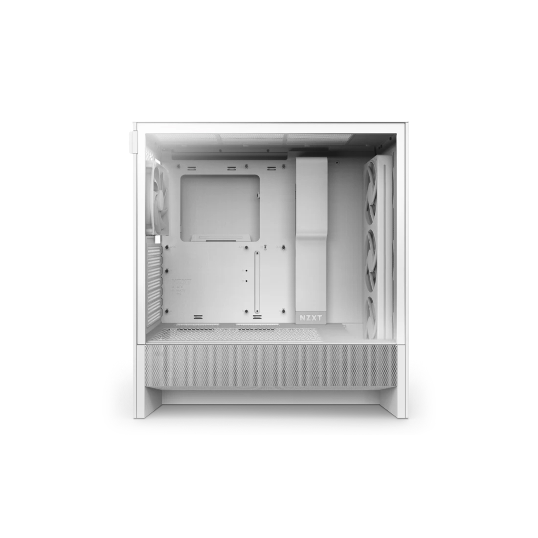 Компьютерный корпус NZXT H5 Flow RGB CC-H52FW-R1 White без Б/П фото 2