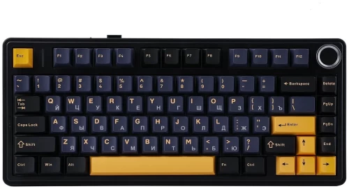 Клавиатура игровая механическая беспроводная AULA F75 Thunder Black, 80 клавиш, чёрная — купить в Казахстане | neom.kz