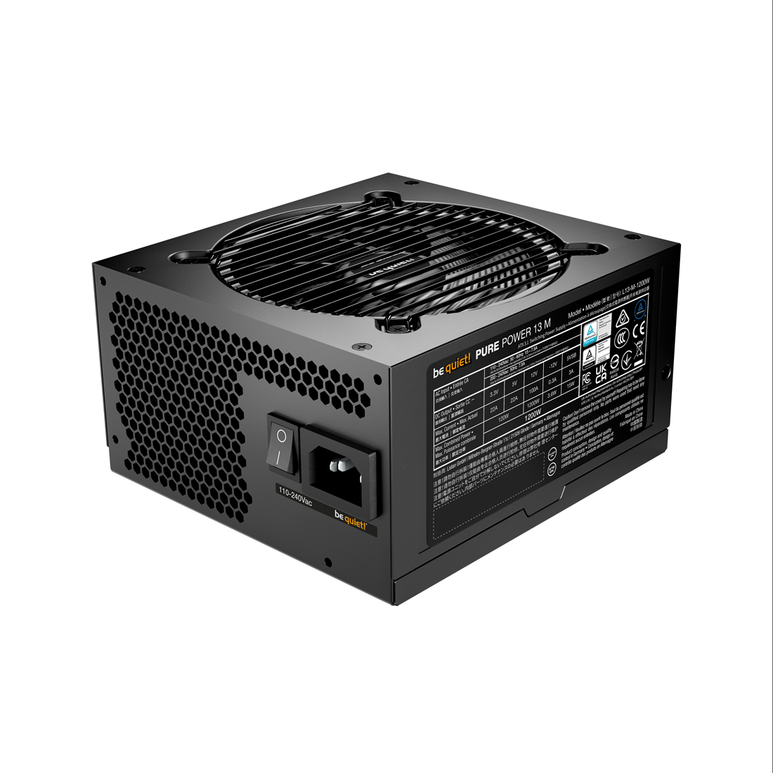 Блок питания be quiet! PURE POWER 13 M 1200W 80 PLUS Gold (BP029EU) – купить недорого с доставкой по Алматы и Казахстану фото 2