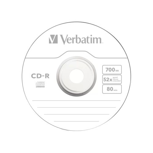 Диск CD-R Verbatim (43351) 700MB 50штук Незаписанный – купить недорого с доставкой по Алматы и Казахстану