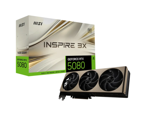 Видеокарта MSI GeForce RTX 5080 16G INSPIRE 3X OC