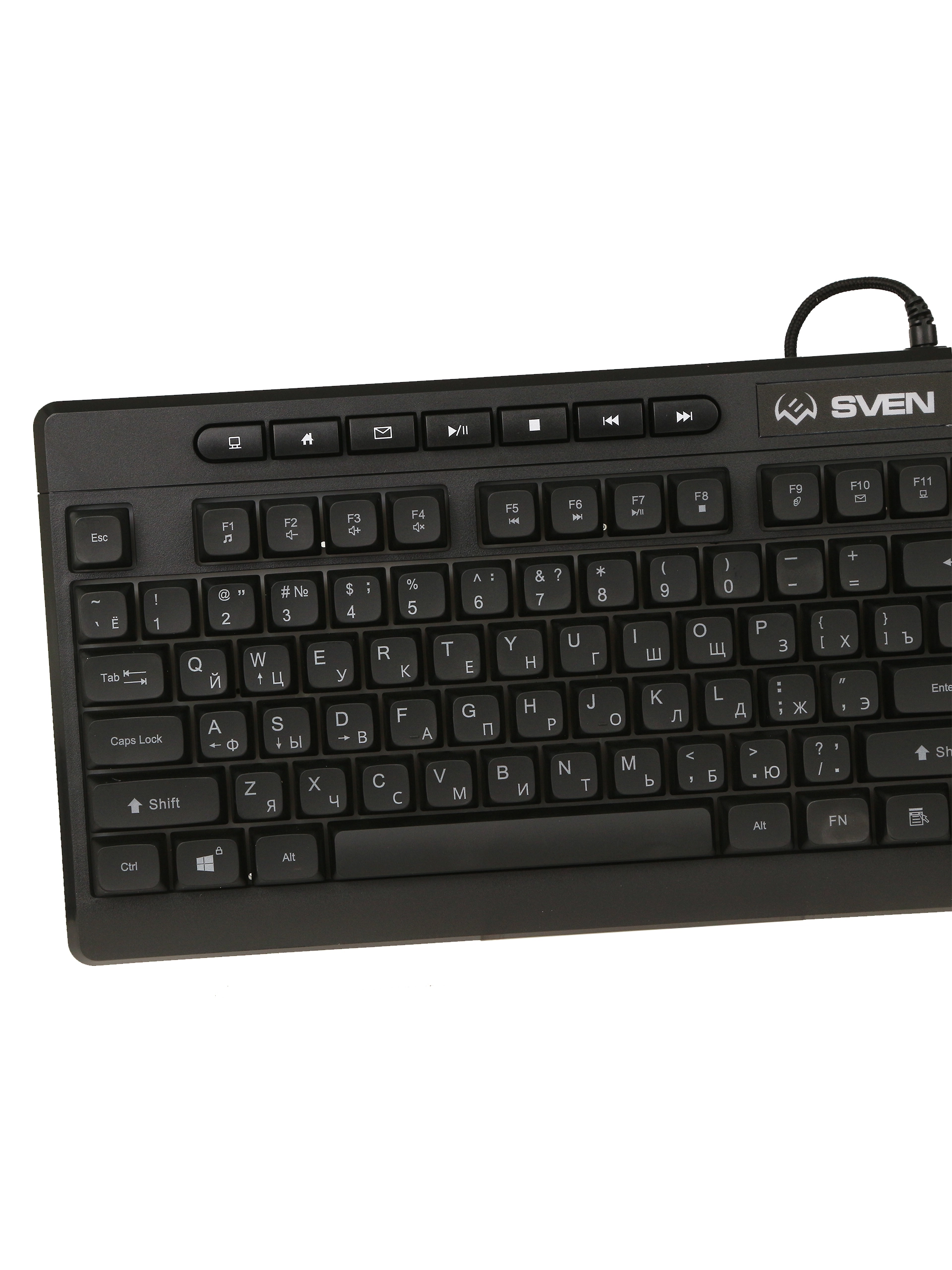 Клавиатура игровая мембранная проводная SVEN KB-G8200, чёрная – купить недорого с доставкой по Алматы и Казахстану фото 3