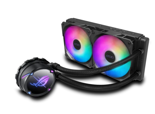 Водяное охлаждение CPU Asus ROG STRIX LC II 240 ARGB Liquid CPU Cooler, 2 x12cm PWM Fan, ARGB – купить недорого с доставкой по Алматы и Казахстану