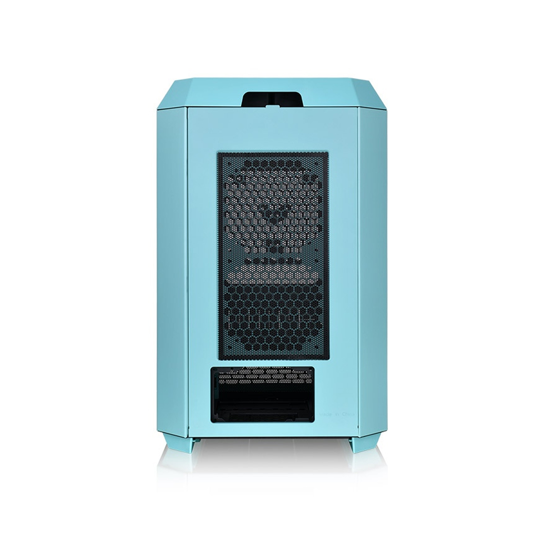 Корпус Thermaltake The Tower 300, Mini Tower, бирюзовый, без БП