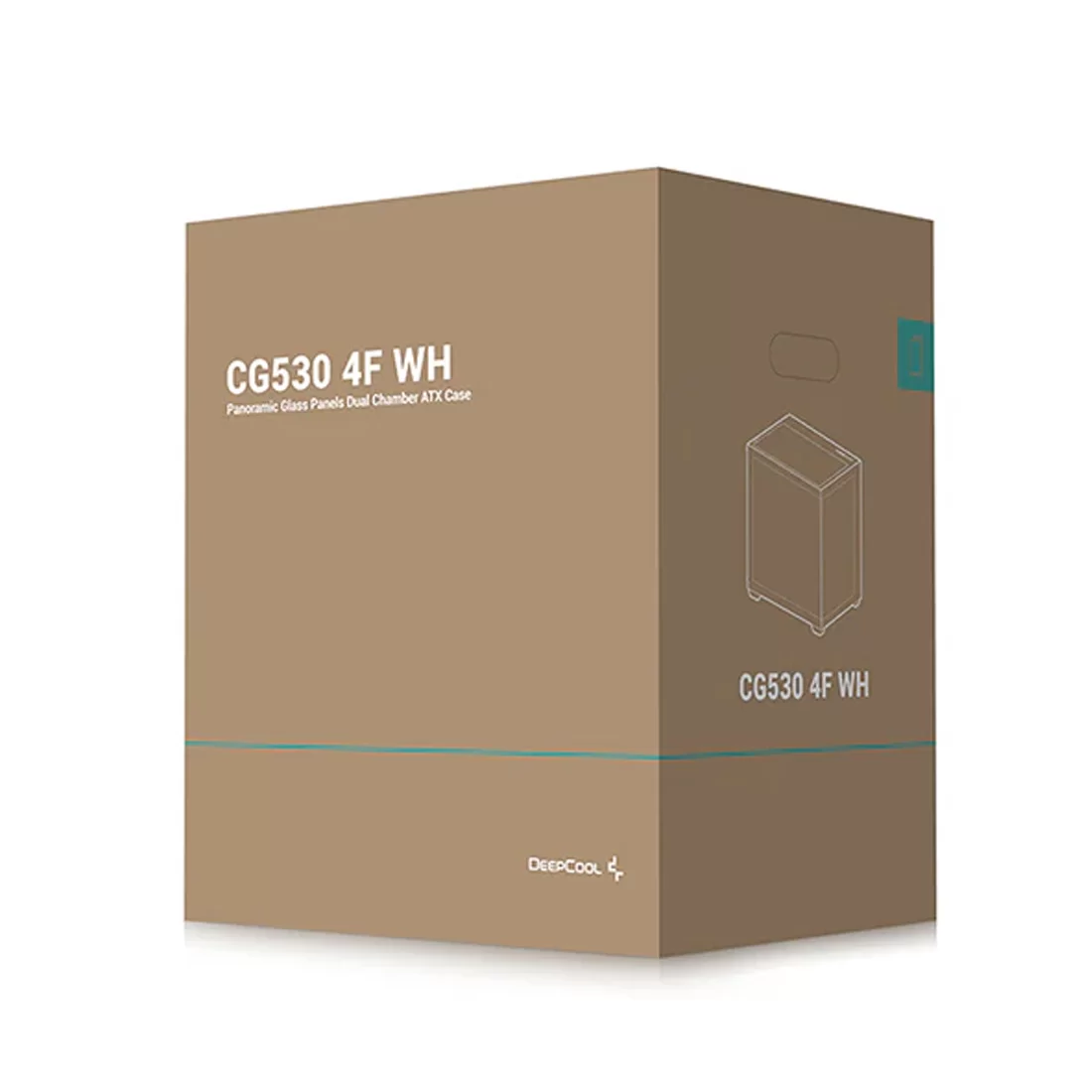 Компьютерный корпус Deepcool CG530 4F WH без Б/П