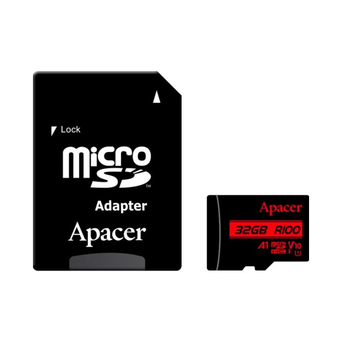 Карта памяти Apacer R100 microSDHC 32 ГБ, U1 V10 A1, без адаптера – купить недорого с доставкой по Алматы и Казахстану