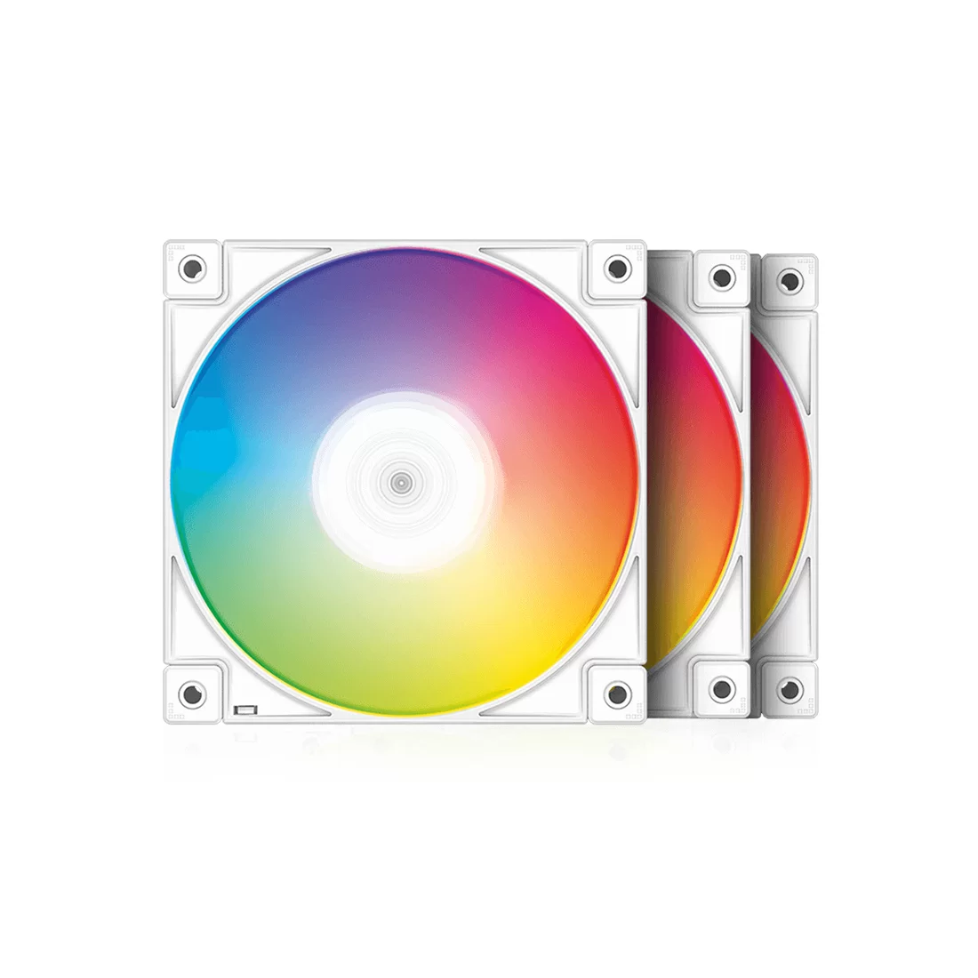 Комплект кулеров для компьютерного корпуса Deepcool FC120 WHITE-3 в1 – купить недорого с доставкой по Алматы и Казахстану