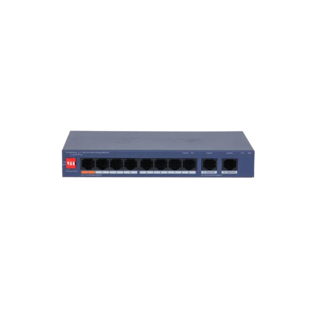 Коммутатор Dahua DH-CS4010-8ET2GT-60, 8 портов 100 Мбит/с, 2 порта 1 Гбит/с, PoE, управляемый – купить недорого с доставкой по Алматы и Казахстану