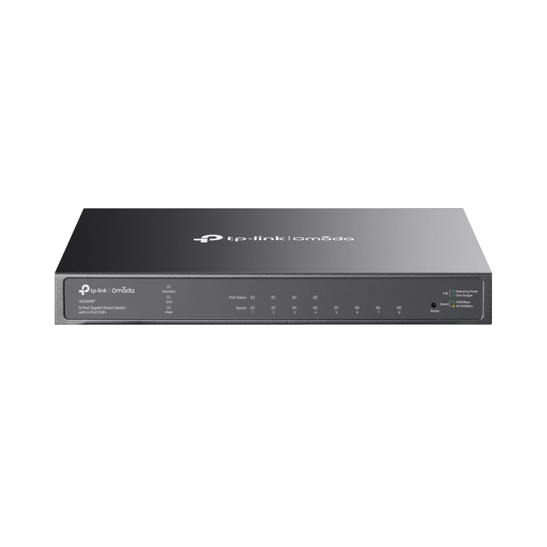 Коммутатор TP-Link SG2008P, 8 портов 1 Гбит/с, PoE+, Smart – купить недорого с доставкой по Алматы и Казахстану