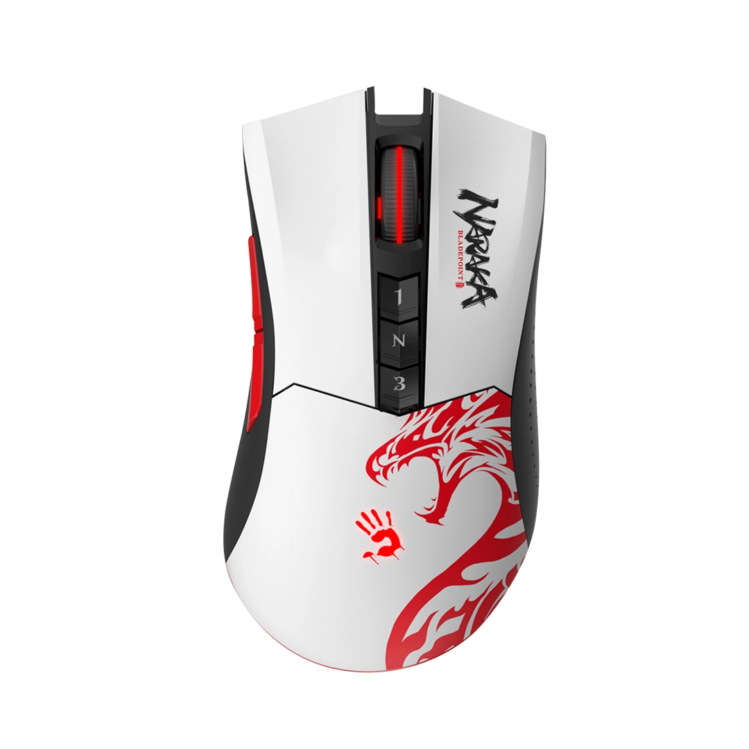 Мышь игровая беспроводная A4Tech Bloody R90Plus-Stone, чёрная